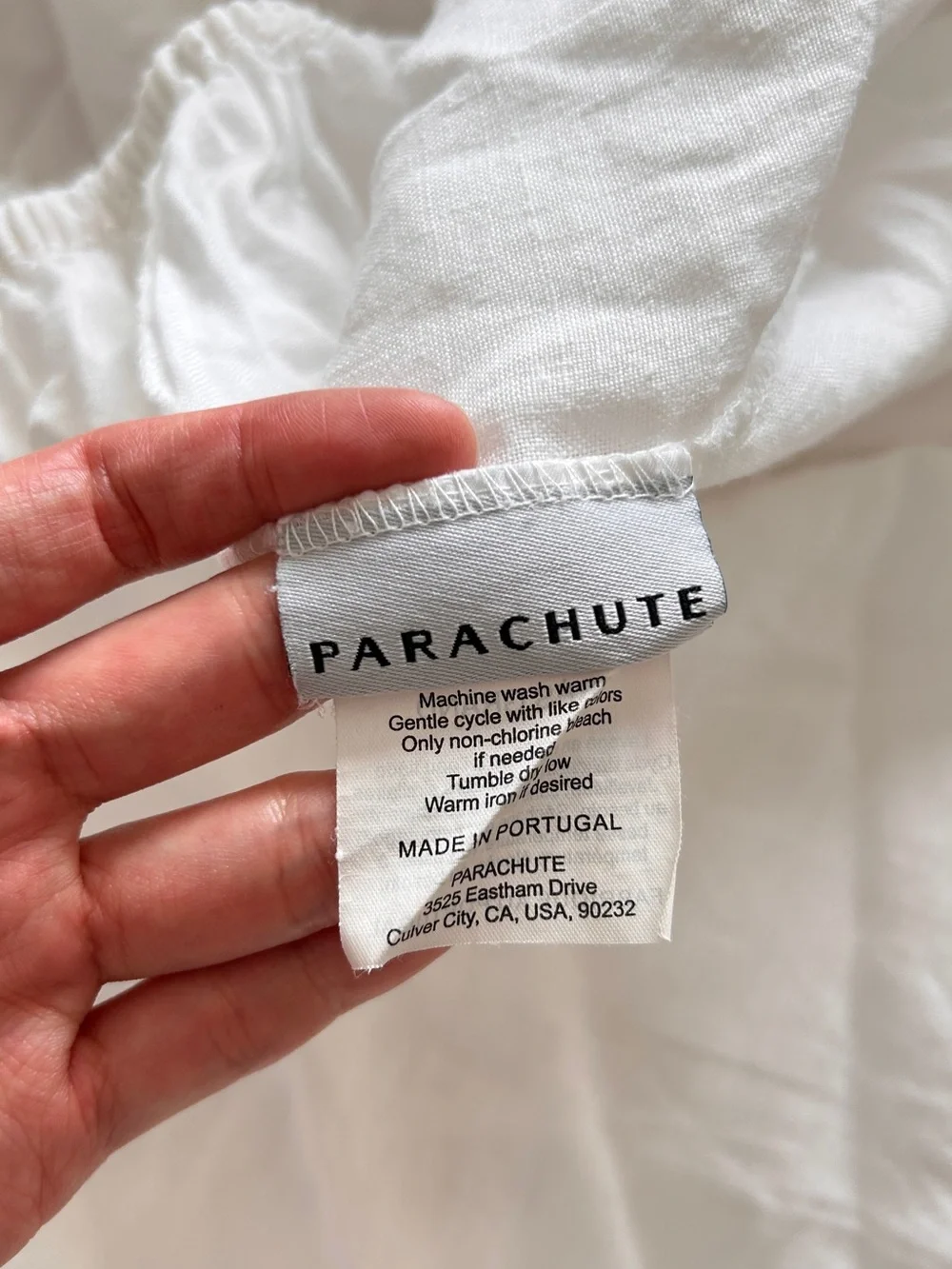 Parachute Linen fitted sheet in King